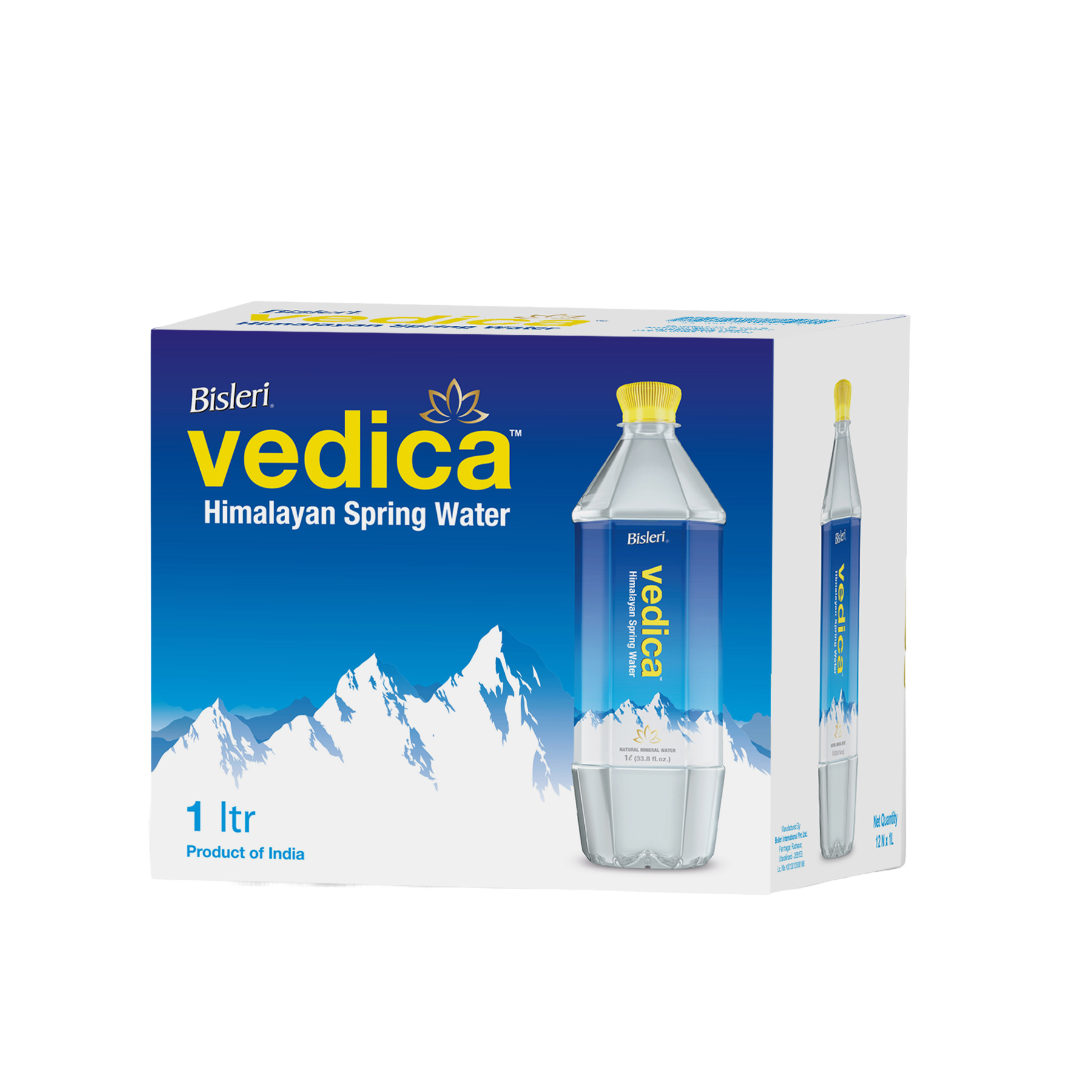 Vedica 1 L Himalayan Spring Water Carton